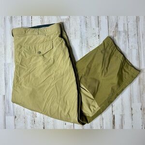 L.L. Bean Upland Briar Hunting Pants Men 46x30 Green Brown Brush Guard Vintage